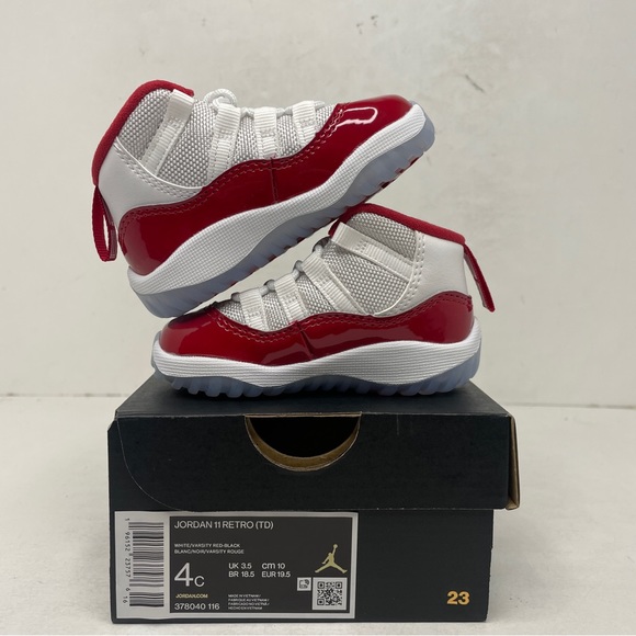 Nike Air Jordan 11 Retro TD “Cherry” 2023 - Picture 3 of 4